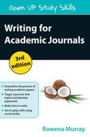 Writing for Academic Journals (Study Skills) 0335213928 Book Cover