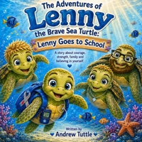 The Adventures of Lenny the Brave Sea Turtle: Lenny Goes to School B0HDT3H42V Book Cover