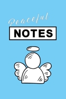 Peaceful notes second Version (white angel): Notebook for sweet angels 1089040806 Book Cover