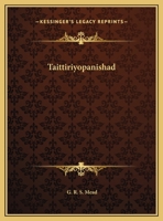 Taittiriyopanishad 116938112X Book Cover