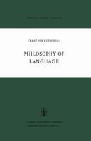Filosofia Del Lenguaje (Brh. Estudios Y Ensayos) (Spanish Edition) 9027705917 Book Cover