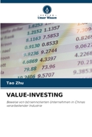 VALUE-INVESTING: Beweise von börsennotierten Unternehmen in Chinas verarbeitender Industrie 6206055957 Book Cover