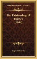 Der Existenzbegriff Hume's 1160432066 Book Cover