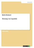 Messung von Liquidität 3640245660 Book Cover