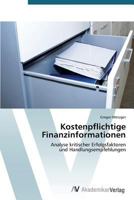 Kostenpflichtige Finanzinformationen 3639393910 Book Cover
