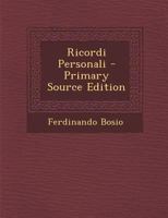 Ricordi Personali 1293581054 Book Cover