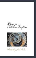 Essay On Christian Baptism 1436837502 Book Cover