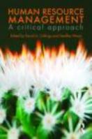 Human Resource Management: A Critical Approach 1138237558 Book Cover