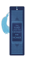 The Iliad and the Odyssey Leather Bookmark 1454958367 Book Cover