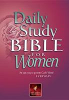 Daily Study Bible for Women, burgundy bonded