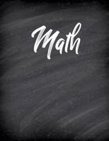 Math: Composition Graph Paper Notebook; 4x4 paper for Math, Albegra, Geometry, Science, Engineering; 8.5x11 inches, 100 pages. ( 172353420X Book Cover