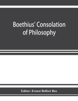 Boethius' Consolation of Philosophy; 1014906318 Book Cover