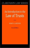 An Introduction to the Law of Trusts (Clarendon Law Series) 019954574X Book Cover