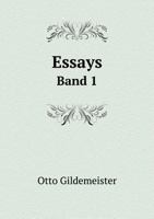 Essays Band 1 5518954689 Book Cover