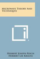 Microwave Theory and Techniques 1258807629 Book Cover