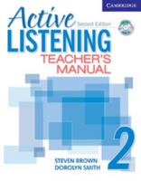 Active Listening 2 Teacher's Manual with Audio CD (Active Listening Second edition) 0521678188 Book Cover