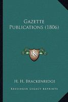 Gazette Publications 1018846050 Book Cover