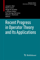 Recent Progress in Operator Theory and Its Applications 3034807589 Book Cover