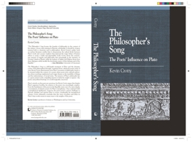 The Philosopher's Song: The Poets' Influence on Plato 0739144073 Book Cover
