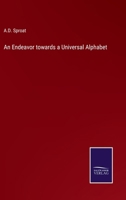 An Endeavor towards a Universal Alphabet 3375160577 Book Cover