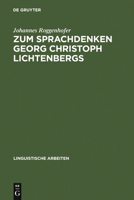 Zum Sprachdenken Georg Christoph Lichtenbergs 3484302755 Book Cover