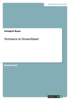 Vertrauen in Deutschland 3640424948 Book Cover