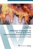 Effective Strategies to Ensure Business Continuity/Disaster Recovery 3836435616 Book Cover