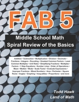Fab 5: Middle School Math Basic Skill Spiral Review B0C9SNKCLM Book Cover