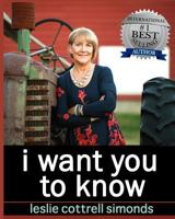 I Want You To Know 1539116719 Book Cover