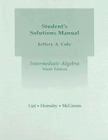 Intermediate Algebra, Student's Solutions Manual 032115911X Book Cover