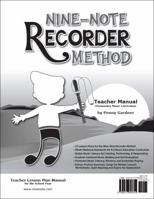 Nine-Note Recorder Method: Teacher Lesson Plan Manual 097789035X Book Cover