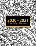 2020-2021 Monthly Planner: jan-dec 2020 planner Black and White Drawing Cover 2 Year Calendar 2020-2021 Monthly 24 Months Agenda Planner with Holiday Personal Appointment ( Size 8.5x11, Jan 2020 to De 1706148348 Book Cover