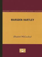 Marsden Hartley 0816659907 Book Cover