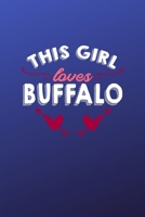 This girl loves Buffalo: 6x9 | 120 pages | dot grid | notebook | hometown | favorite city | new York 1690739339 Book Cover