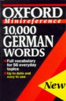 10,000 German Words (Oxford Reference) 0192830953 Book Cover