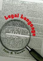 Legal Language 0226803023 Book Cover