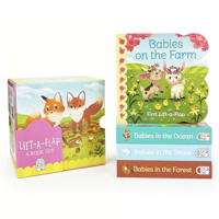 Baby Animal Boxed Set: Chunky Lift a Flap Boxed Set 1680523384 Book Cover