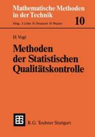 Methoden Der Statistischen Qualitatskontrolle B00H856ACC Book Cover