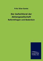 Der Aufsichtsrat Der Aktiengesellschaft 3846012971 Book Cover