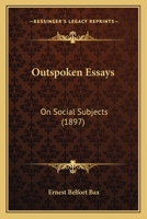 Outspoken Essays 116696681X Book Cover