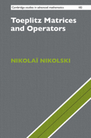 Toeplitz Matrices and Operators 110719850X Book Cover