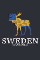 Wikstroem - Notes: Schweden Elch Flagge Sweden Stocckholm used look - Notizbuch 15,24 x 22,86 Punktgitter 1705847501 Book Cover
