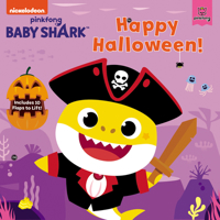 Baby Shark: Happy Halloween!: Includes 10 Flaps to Lift! 0063042908 Book Cover