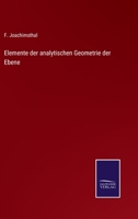 Elemente der analytischen Geometrie der Ebene (German Edition) 3742838210 Book Cover