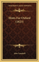 Hints For Oxford 1164669532 Book Cover