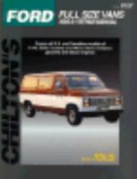 Chilton's Ford Full Size Vans 1989-91 Repair Manual (Total Car Care Series) 0801981573 Book Cover
