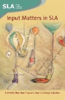 Input Matters in Sla 1847691099 Book Cover