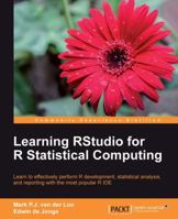 Learning Rstudio for R Statistical Computing 1782160604 Book Cover