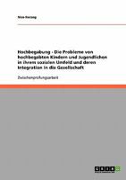 Hochbegabung. Probleme von hochbegabten Kindern und Jugendlichen im sozialen Umfeld. Integration in die Gesellschaft. 3958203698 Book Cover