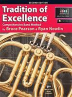 W61HF - Tradition of Excellence Book 1 - F Horn 0849770610 Book Cover
